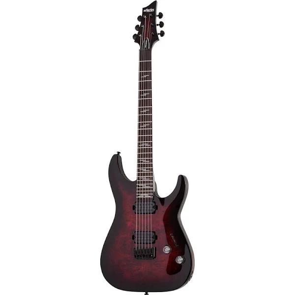 Schecter Omen Elite-6 Electric Guitar - Black Cherry Burst