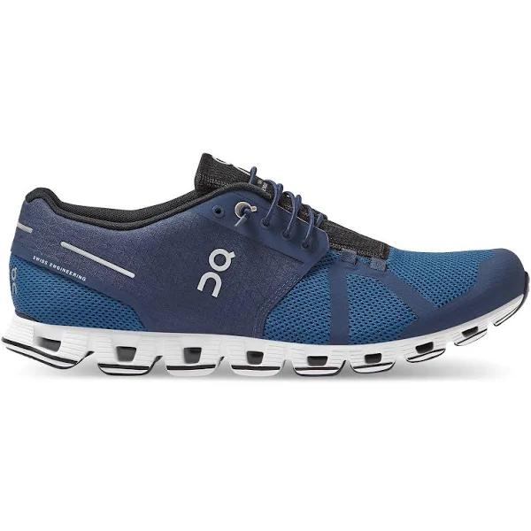 On Running - Men's The Cloud Running Shoe - Midnight/Ocean - 10 US