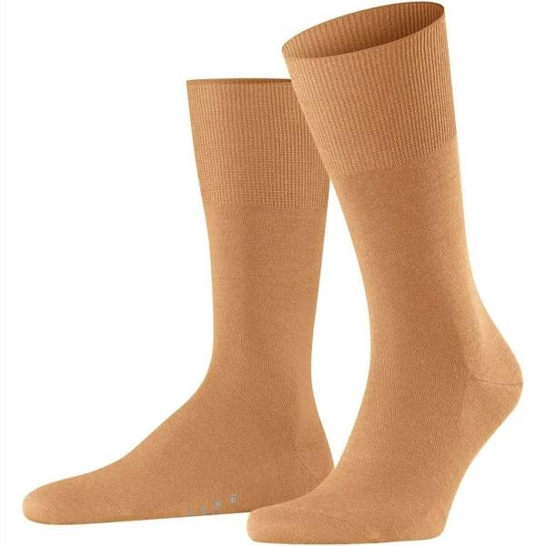 Falke Mens Carrot Airport Logo-Print Wool-cotton-blend Socks 9-9.5