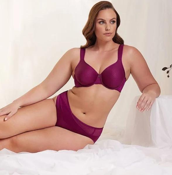 Fayreform Perfect Lines Contour Bra in Magenta Pink, Size 16D