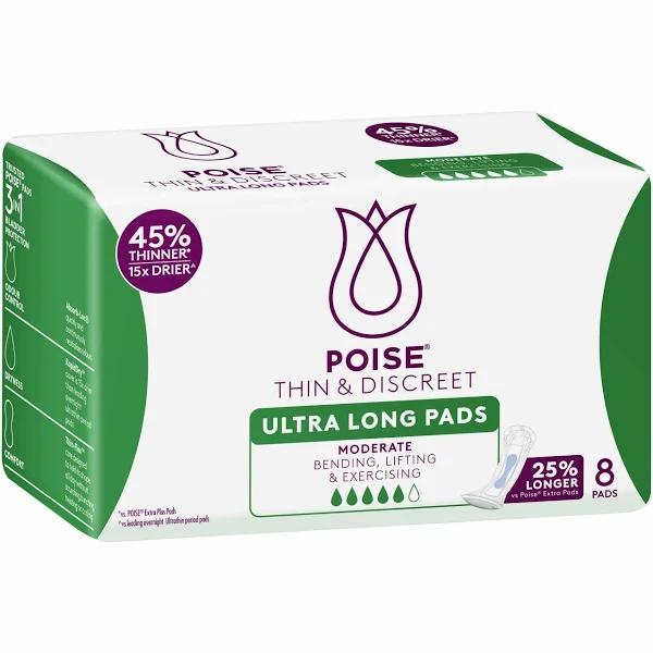 Poise Thin & Discreet Ultra Long Pad