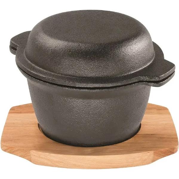 Pyrolux Garlic Pot With Maple Tray