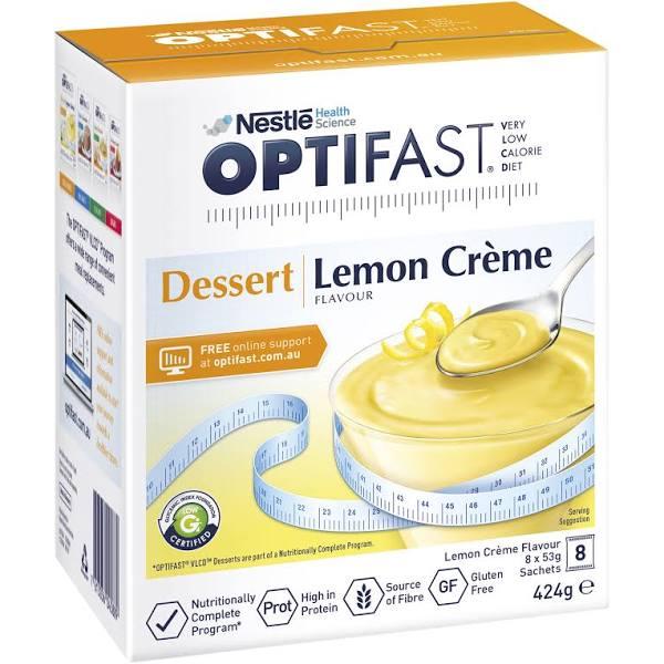 Optifast VLCD Lemon Creme Dessert 53g x 8