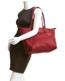 Longchamp Le Pliage Club Shoulder Bag - Garnet Red - AfterPay & zipPay Available