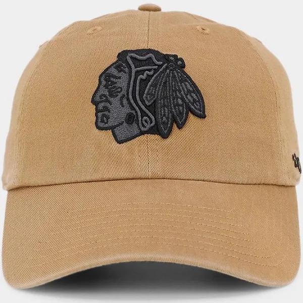 47 Brand Chicago Blackhawks '47 Clean Up Strapback Camel