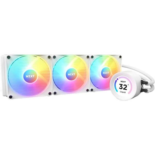 NZXT Kraken Elite 360 RGB AIO CPU Cooler, White