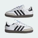 adidas-Samba OG Shoes Kids-Kids-Cloud White / Core Black / Gum-4K