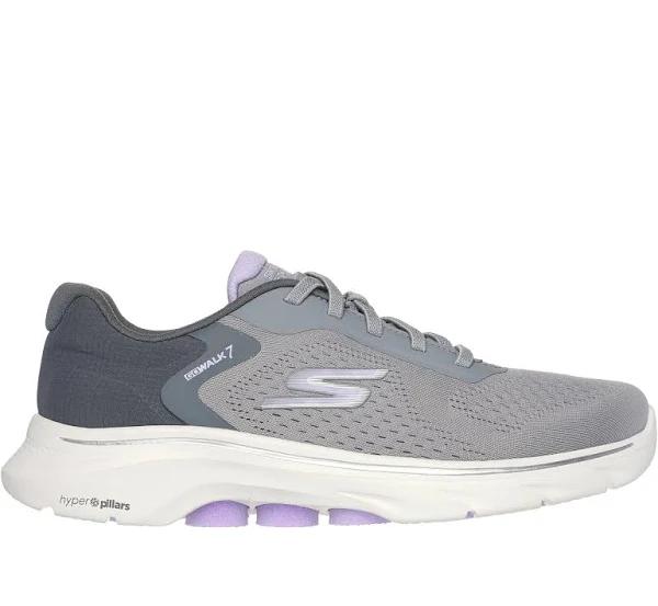 Skechers Gowalk 7 - Cosmic Waves Grey Size 10 Female US | AfterPay Available