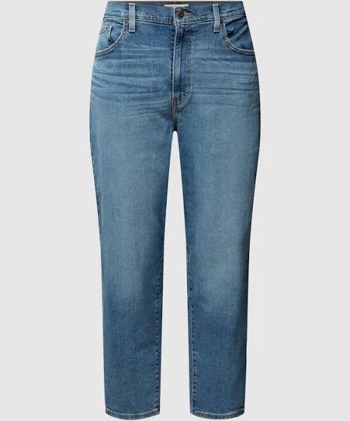 Levi's Plus High Waisted Mom Jeans in indigo-Blue