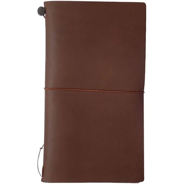 Traveler's Notebook Starter Kit - Regular Size - Brown Leather