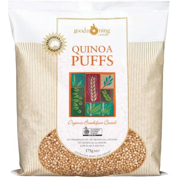 Good Morning Cereals Organic Quinoa Puffs 175g (Box of 6)