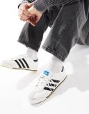 Adidas Originals Kick Sneakers in White and Black