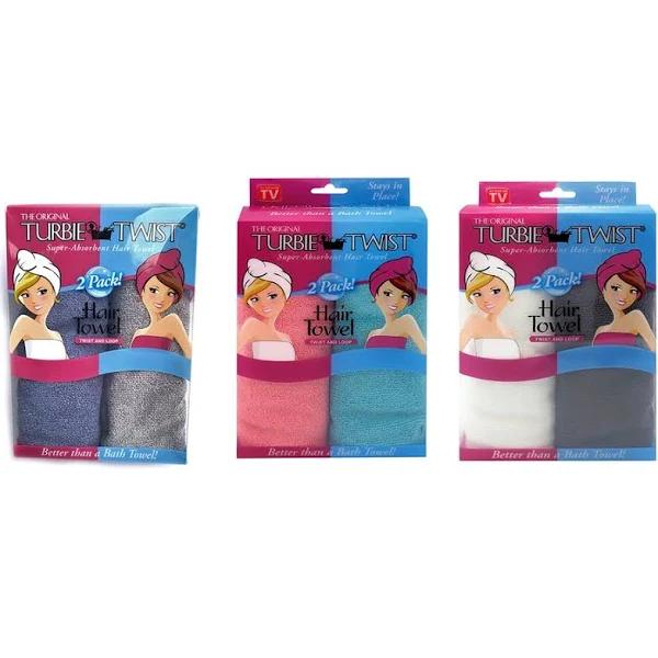 Turbie Twist Hair Towel 2 Pack - Assorted*