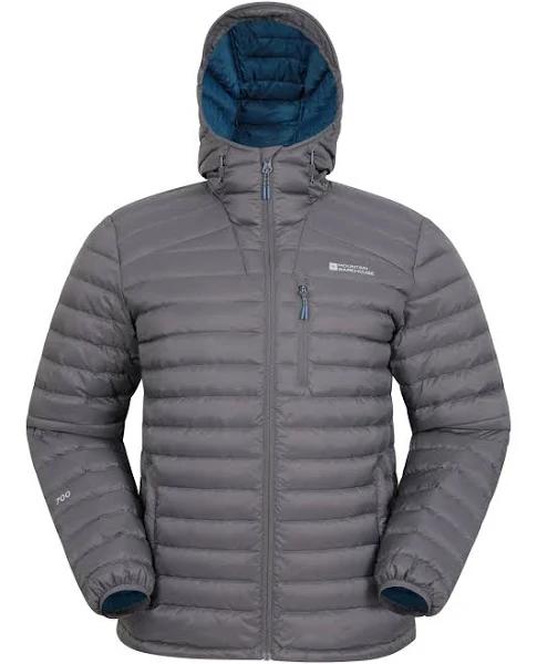 Mountain Warehouse Henry II Extreme Mens Down Padded Jacket - Grey | Size XXS