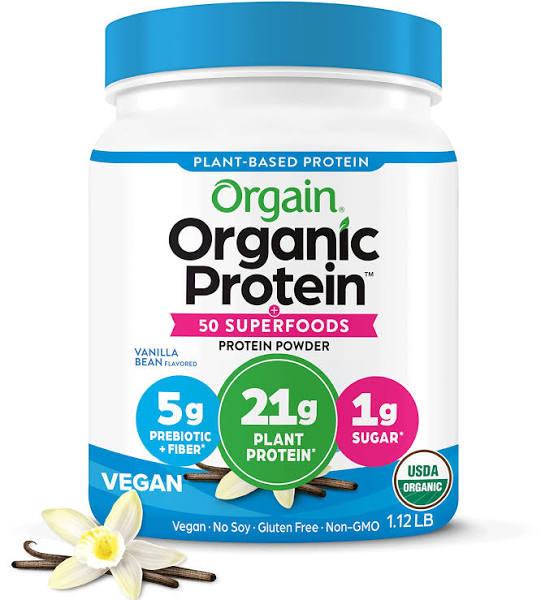 Orgain Organic Protein & Superfoods - 1.12lbs Vanilla Bean