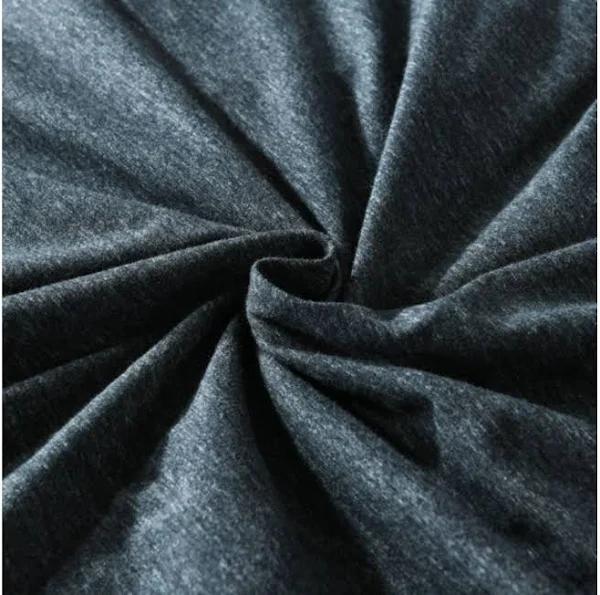 Jersey Fitted Sheet Indigo Navy [Size: Double Bed]