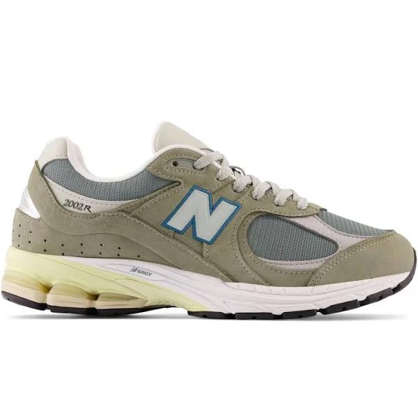 New Balance Unisex 2002R Grey/Cool Gray/Mallard Blue - Size 9