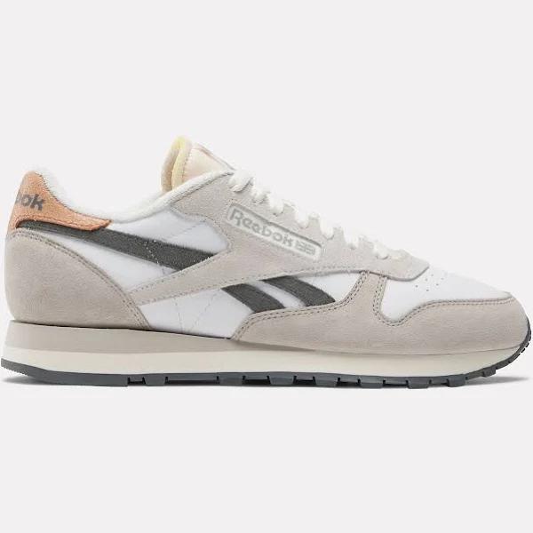 Reebok Classic Leather - White / Moonstone / Grey 5 - US 9.5 - Unisex