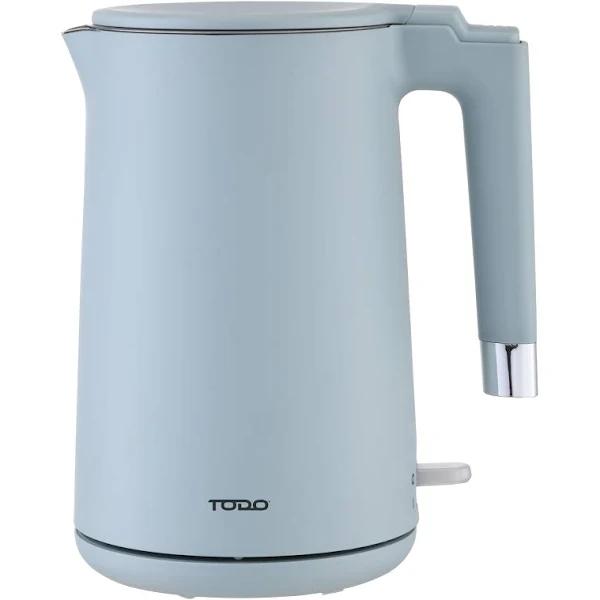 TODO 1.7L Electric Cordless Kettle Stainless Steel SUS304 Inner Jug - Blue - AfterPay & zipPay Available