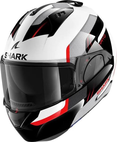 Shark Evo ES Kryd Modular Helmet White Red