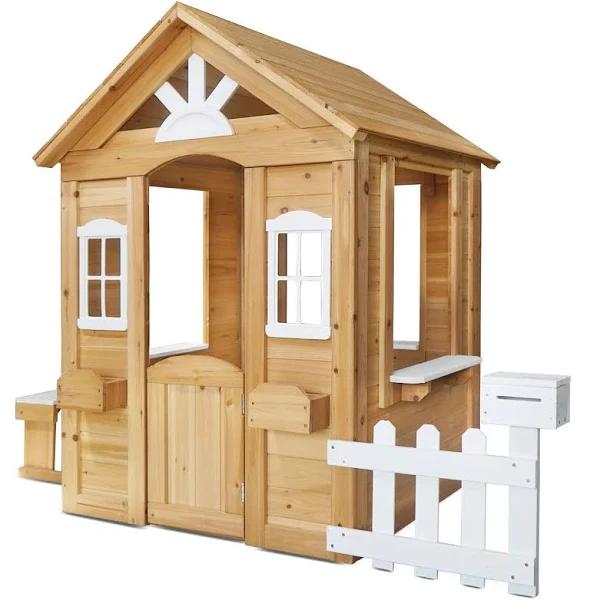 Lifespan Kids Teddy Cubby House in Natural Timber (V2)