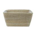 Kmart Rectangle Coil Basket in Natural and White