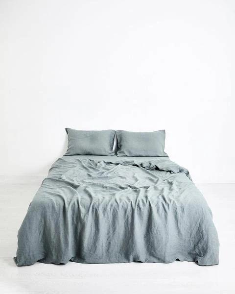 Mineral 100% French Flax Linen Bedding Set - Single - Bed Threads