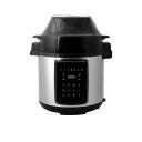 Healthy Choice Air Fryer + Pressure Cooker (Silver) - 6L