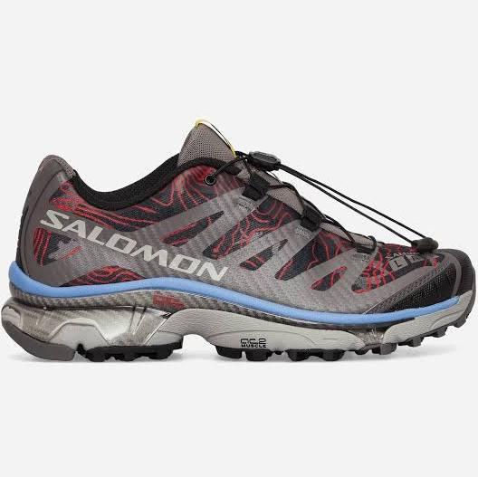 XT-4 OG Topography, Black / Plum Kitten / Blue Bonnet / 4.5 UK