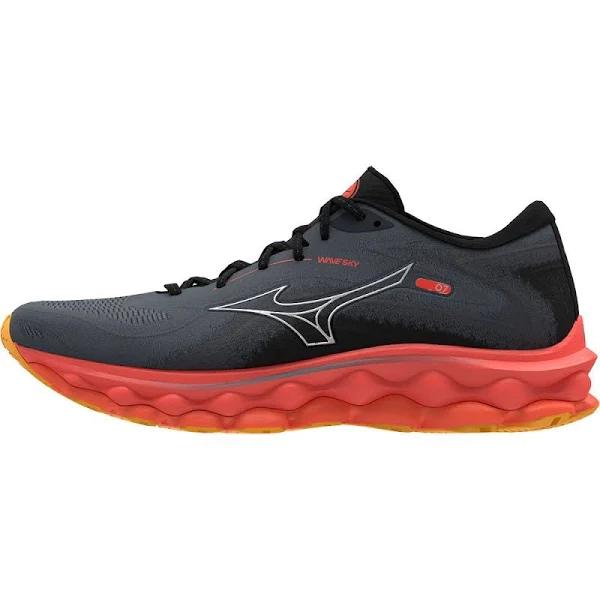 Mizuno Wave Sky 7 Shoes Dark Grey Orange - 45