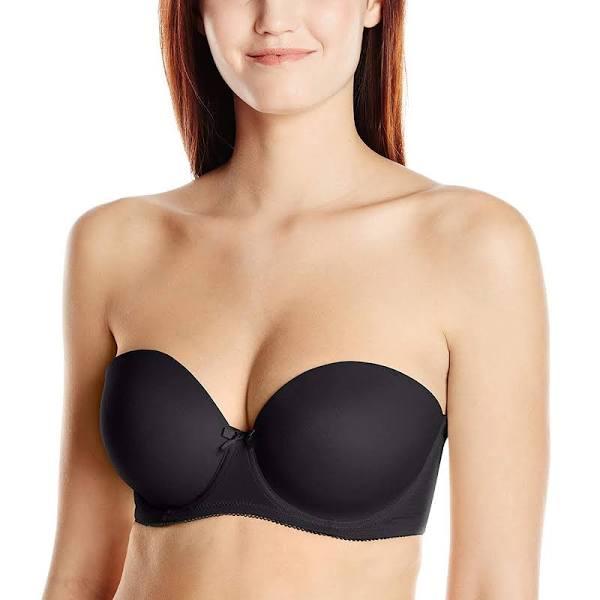 Freya Deco Strapless Moulded Bra Black 32FF