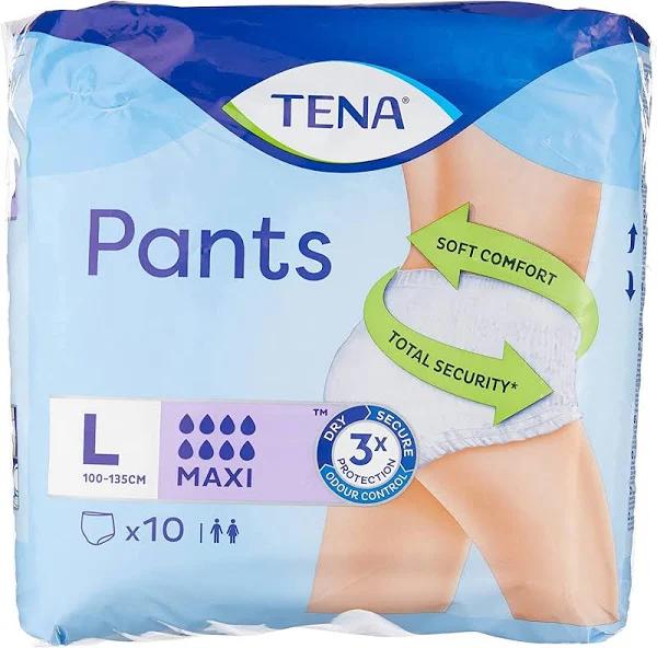 Tena Large Pants Maxi - Pack of 10