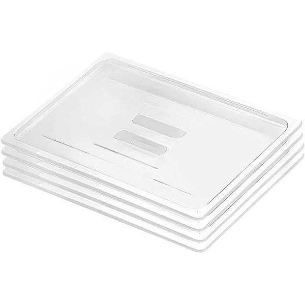 SOGA Clear Gastronorm 1/1 GN Lid Food Tray Top Cover Bundle of 4