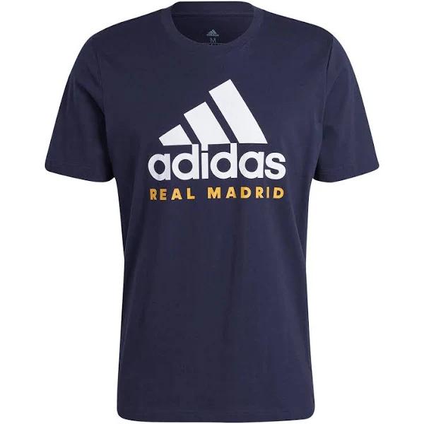 Real Madrid Adidas DNA Graphic T-Shirt - Dark Blue