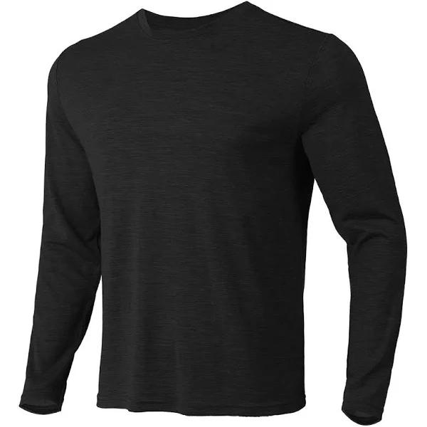 Merino Protect 100% Merino Wool Base Layer Mens Soft Long Sleeve Shirts Odor Resistance Thermal Underwear for Hunting Hiking