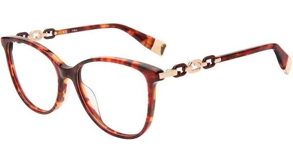 Furla VFU541 Glasses (Red - Cat Eye - Women)