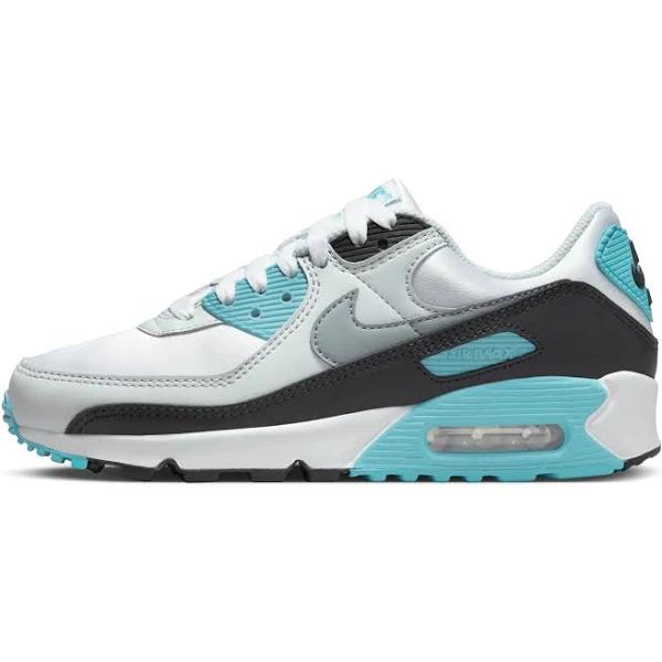 Nike Women's Air Max 90 White/Cool Grey - Size 5