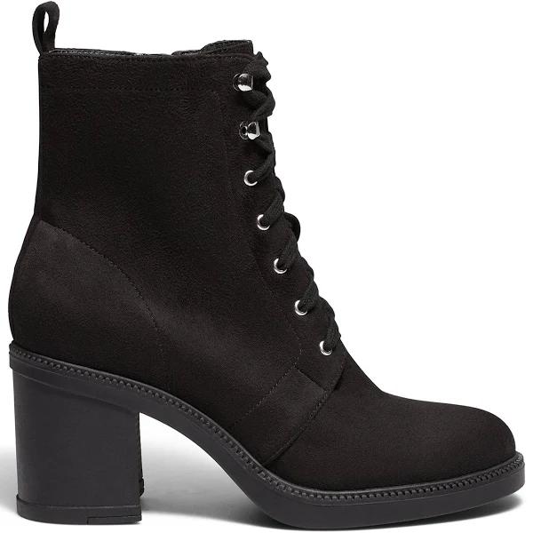 Therapy Shoes Sloane Black | Women's Boots | Lace Up | Ankle | Chunky 10 / Black