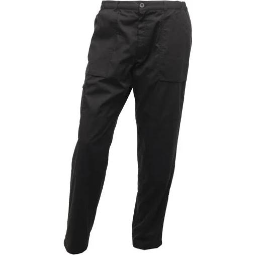 Regatta Mens New Lined Action Trousers / Pants Black 28W x Regular