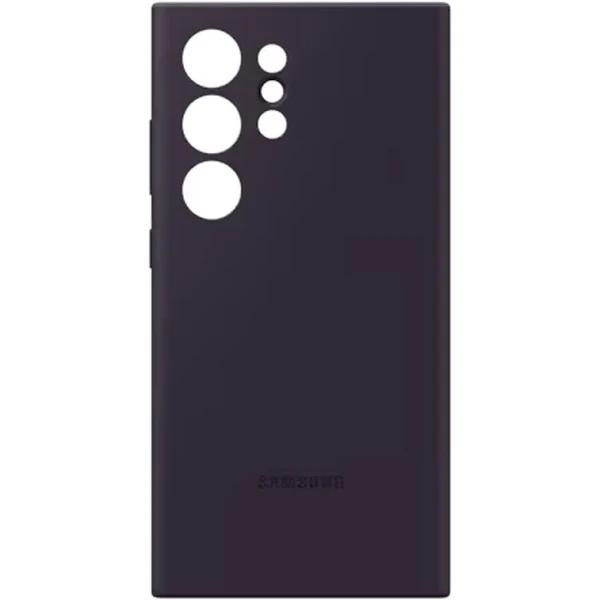 Samsung Silicone Case For Galaxy S24 Ultra - Dark Violet