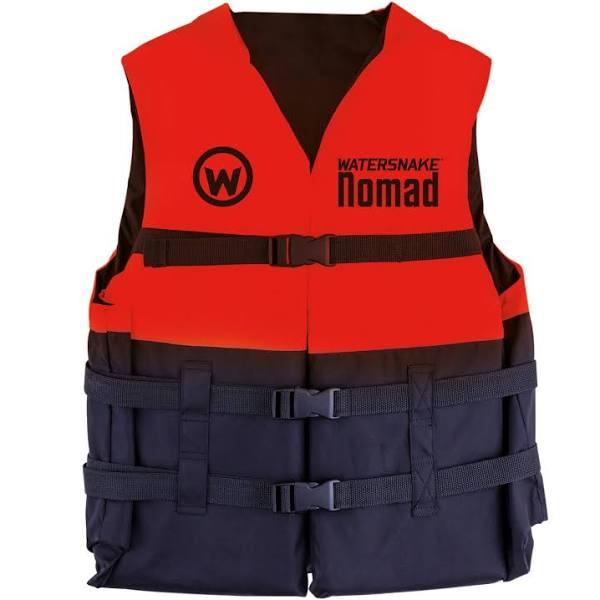 Watersnake Nomad PFD Level 50 Red Life Jacket Adult, Large