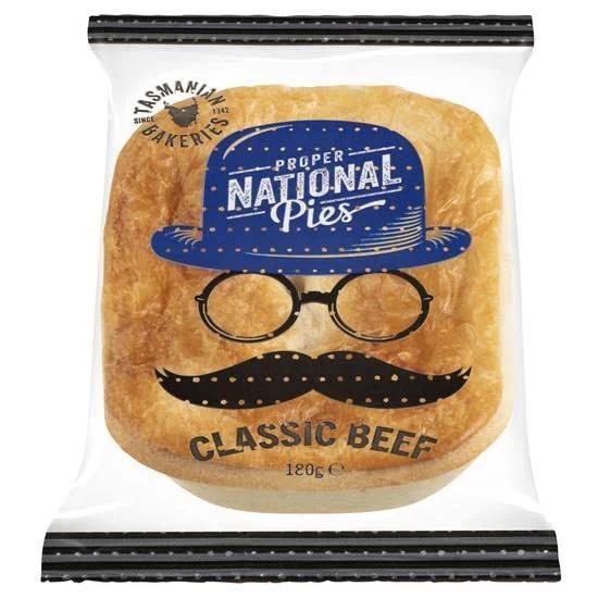 National Pies Classic Beef Pie Single 180g