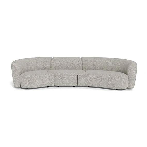 Lune Fabric Modular Sofa Midnight by Freedom