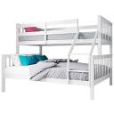 Nero Natural Pine Triple Bunk Bed - White