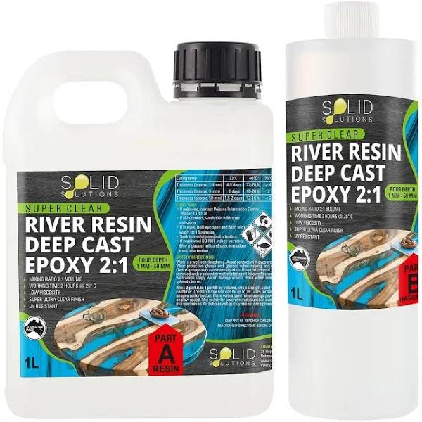 Solid Solutions River Resin Deep Cast Epoxy 2:1 1.5L Kit