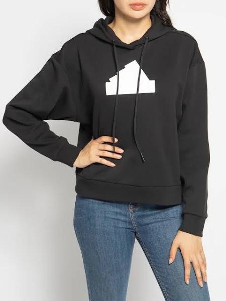 adidas-Future Icons Badge of Sport Hoodie-Women-Black-XL