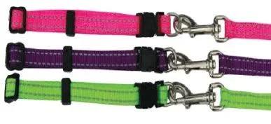 Beau Pets - Puppy - Collar & Lead Set - Reflective Thread - Blue