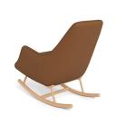 Evie Leather Rocking Chair Tan by Freedom