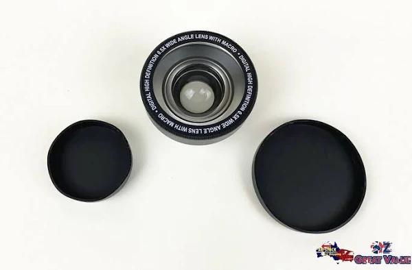 40mm Digital High Definition 0.5x Wide Angle Lens With Macro For