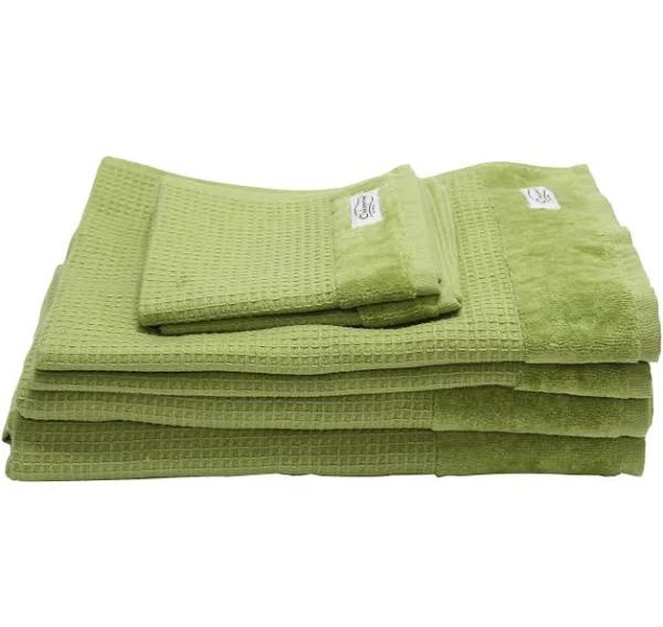 Onkaparinga 6 Piece Mossman Bath Towel Set (Tarragon)